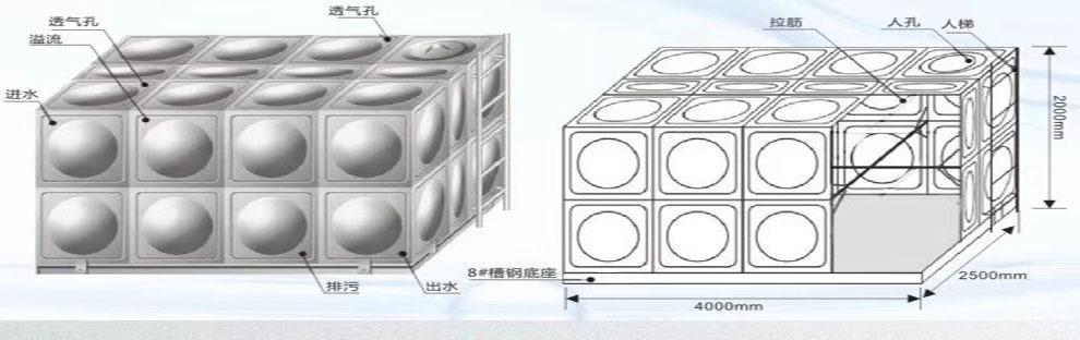 5米长方形不锈钢水箱，长方形不锈钢水箱尺寸？